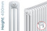 MS-MSFW-B-3-0400-TH - MHS Multisec 3 Column Horizontal Radiator With Welded-On Feet H400mm x W2002mm White MS-MSFW-B-3-0400-TH - MHS Multisec 3 Column Horizontal Radiator With Welded-On Feet H400mm x W2002mm White